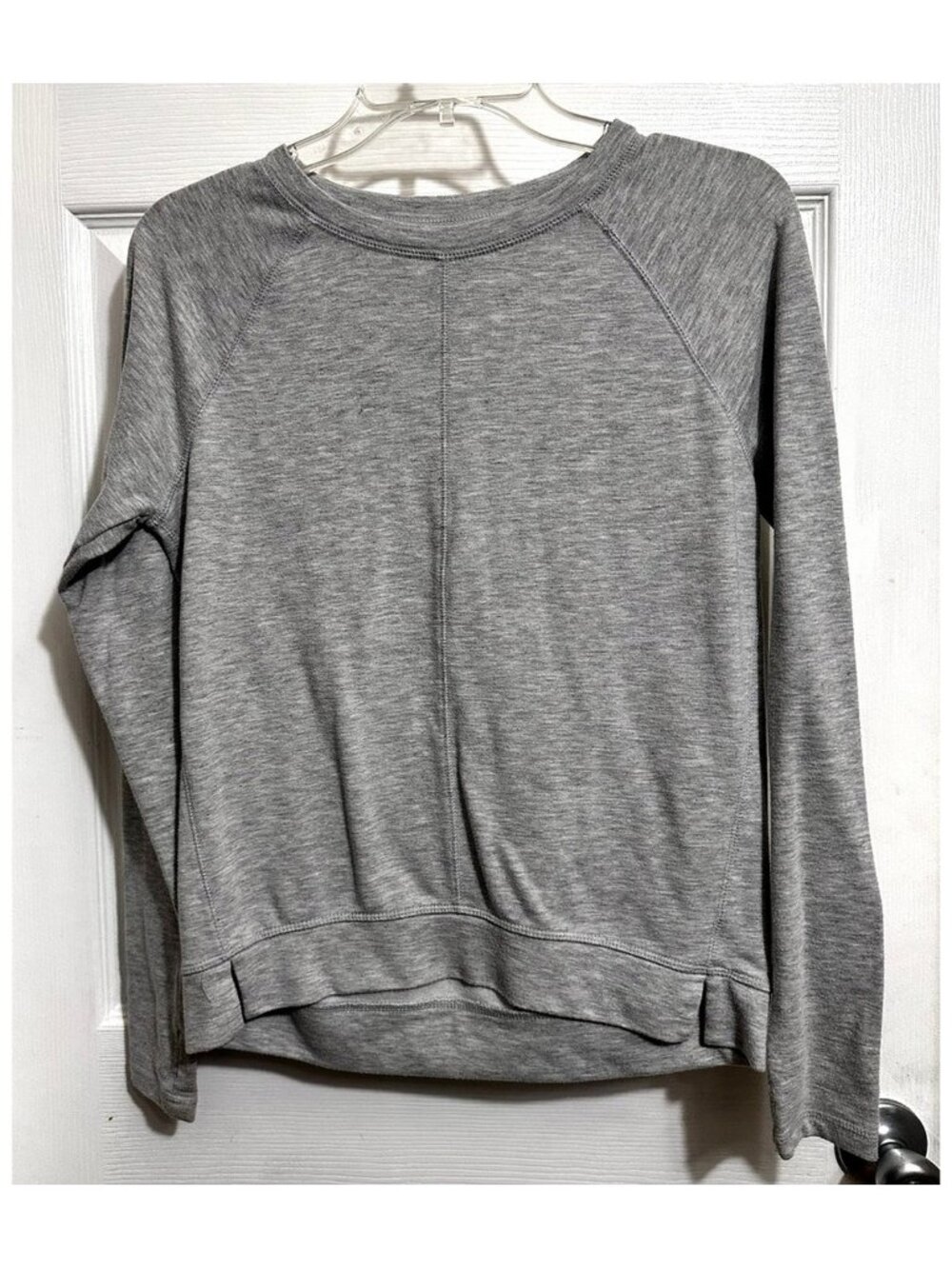 Danskin Now Women's Pullover Long Sleeve Top Shirt Blouse Gray Size XL